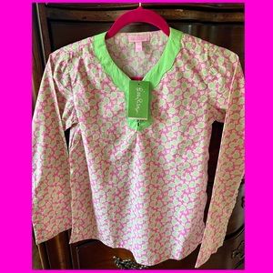NWT girls Lilly Pulitzer Simona printed top size 12